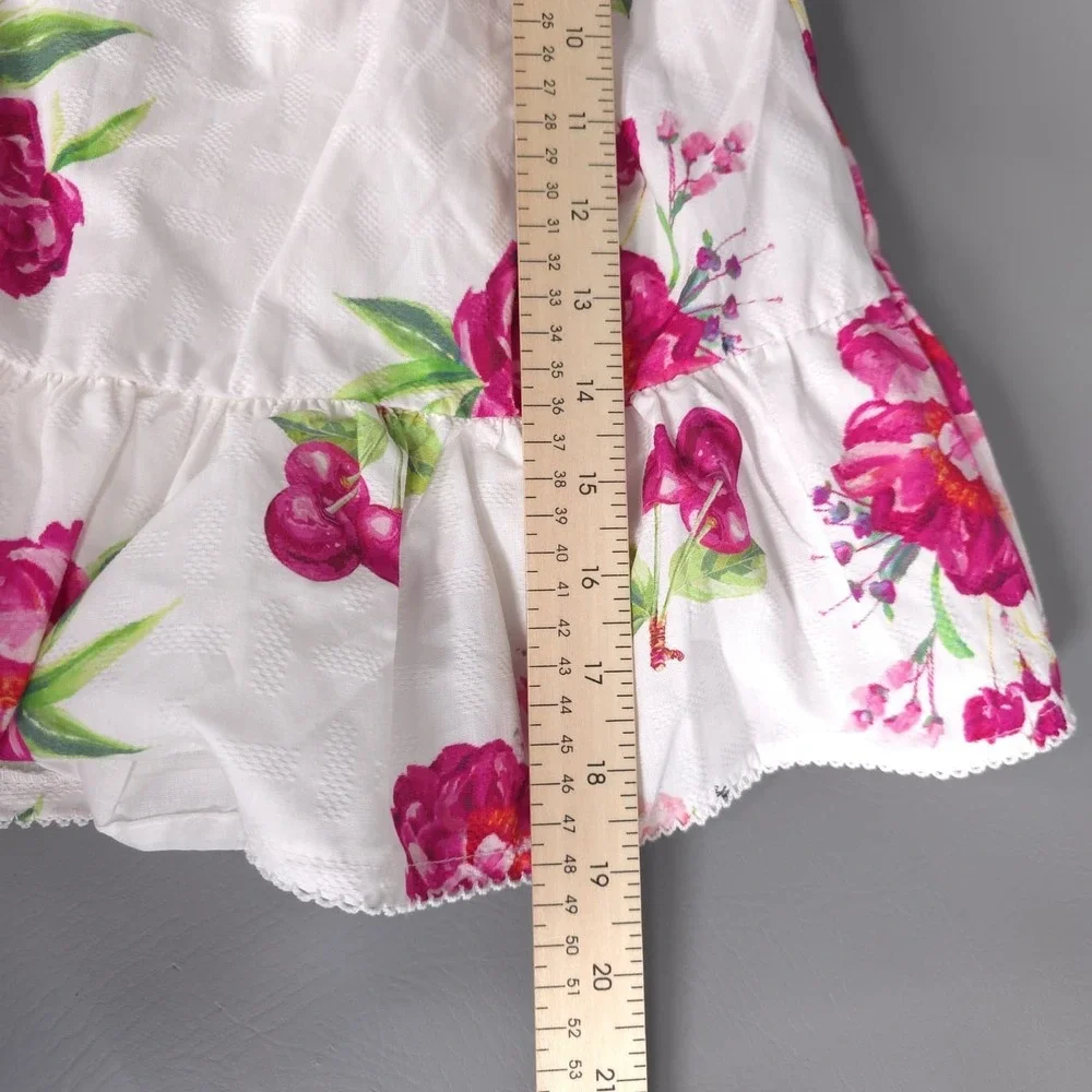 BAKER BY TED BAKER New Kids Baby Dress Set Floral 3Pc Outfit Headband‎ Panty 24M